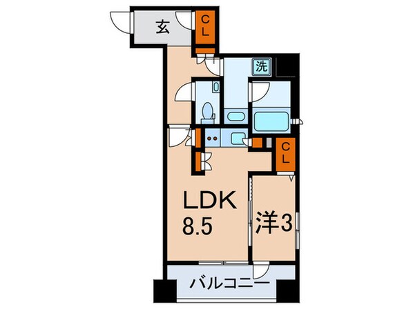 ピアース白金台三丁目（504）の物件間取画像